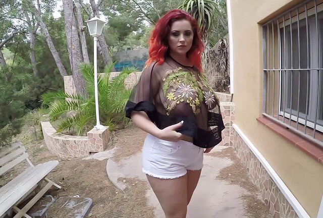 Lucy V Teasing Outdoors